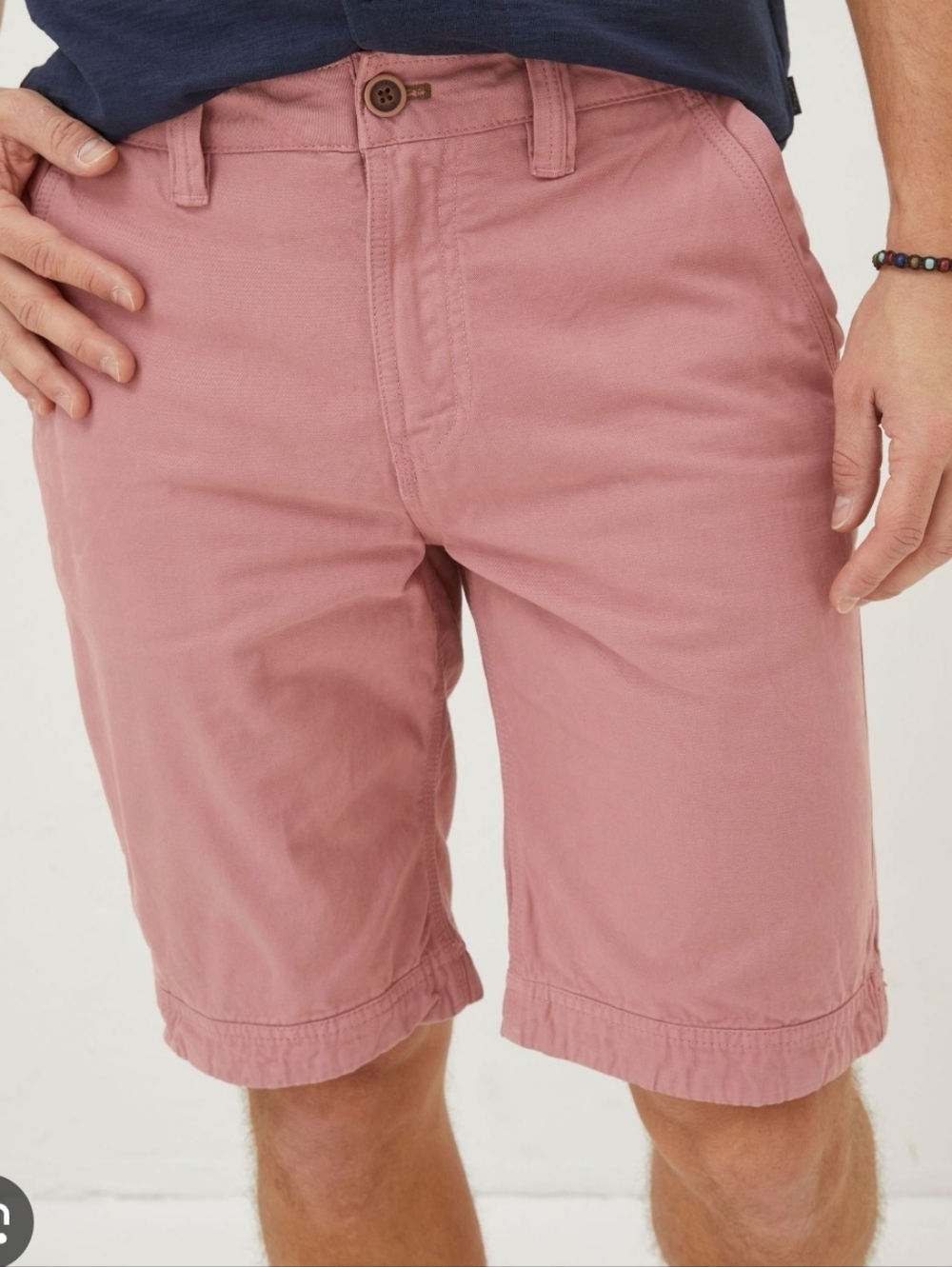 Plugg Pink Flat-Front Men’s Shorts Size 33